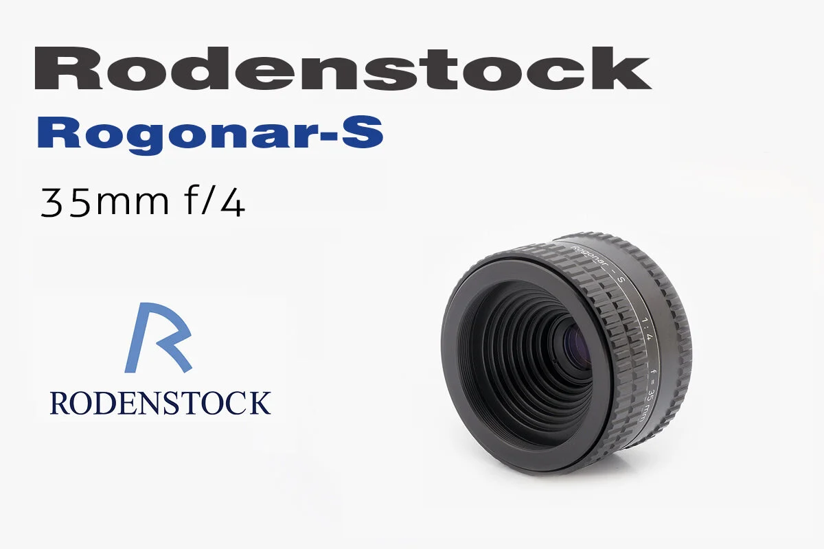 Rodenstock Linos Rogonar-S 35mm f4 machine vision Lens Test